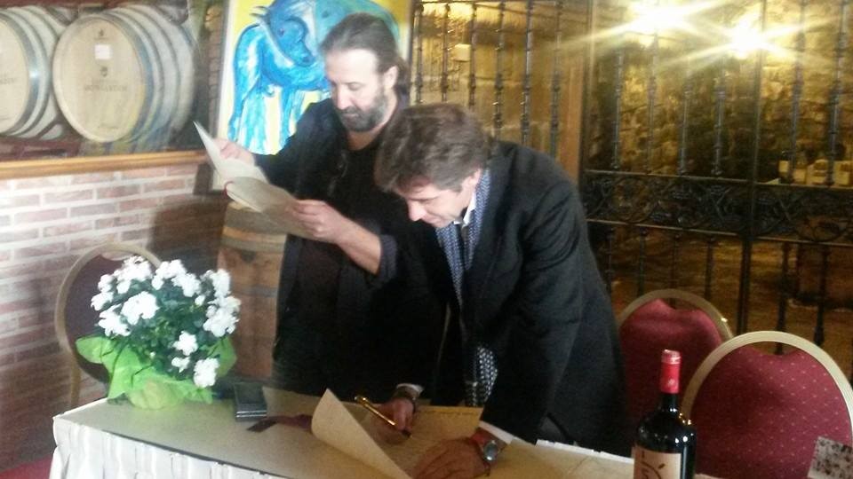 Bautismo de los potros de la Yeguada Haras del Sol ejerciendo de padrino Pablo Hermoso de Mendoza